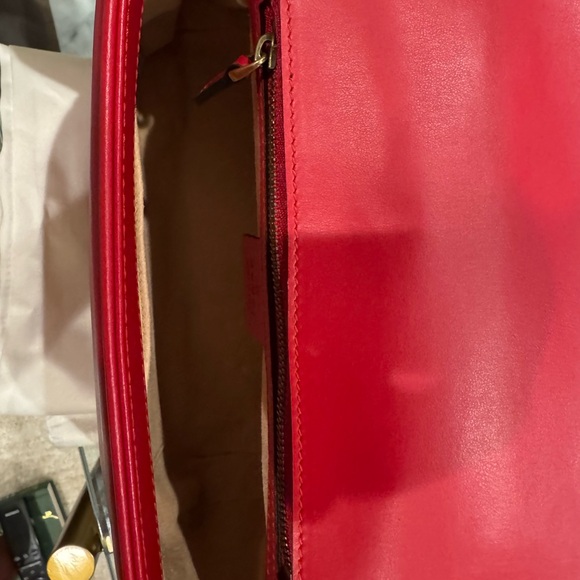 Gucci GG Marmont Small Leaather Top Handle Satchel - Picture 7 of 13